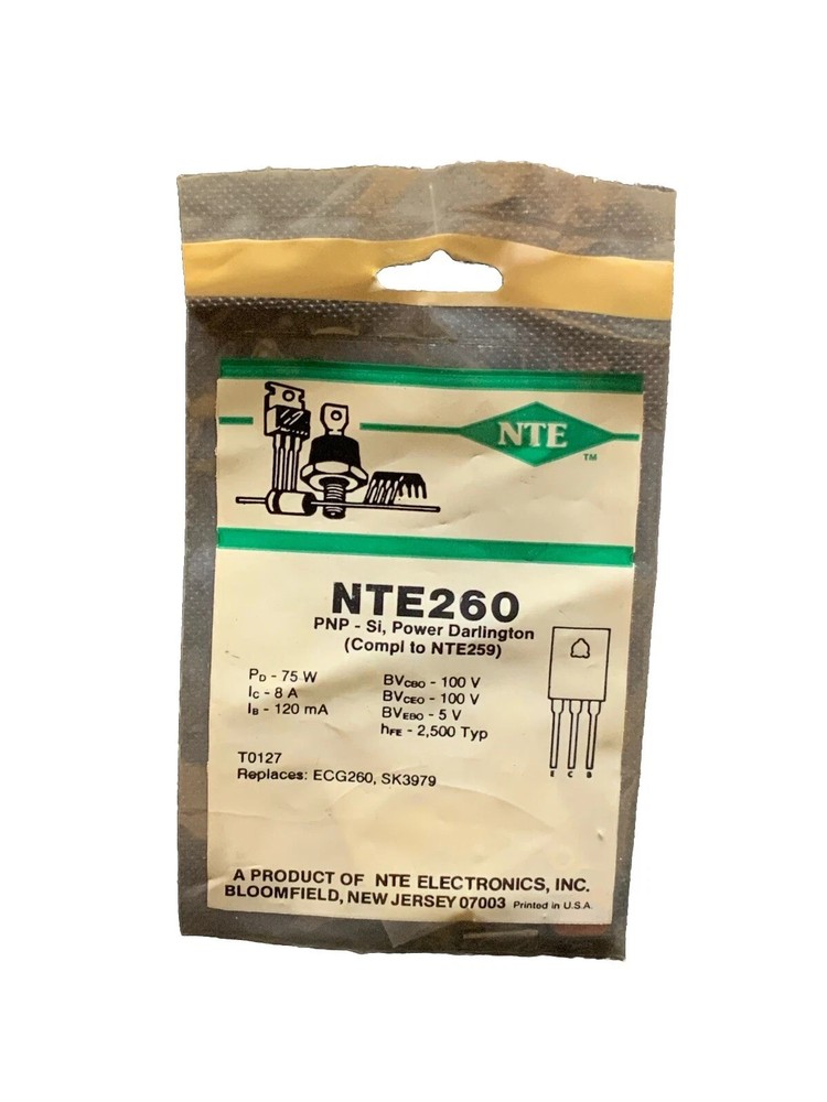 NTE260  NTE/ECG/RCA SK ELECTRONICS