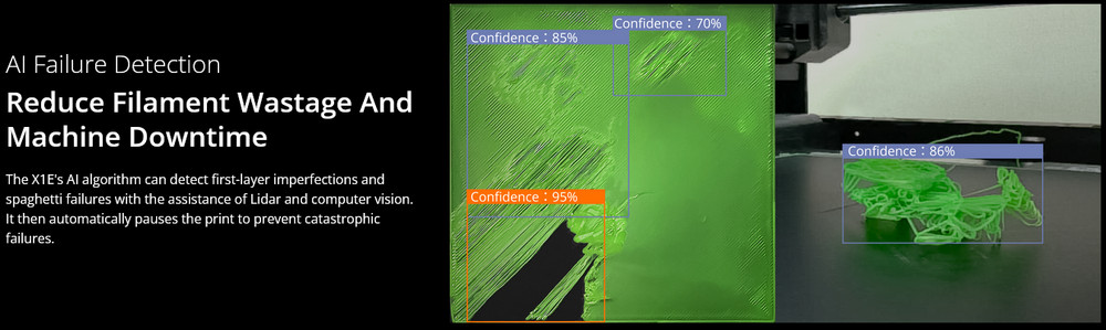 USED Bambu Lab X1E Combo 3D Printer and AMS - For Pro/Engineering Applications