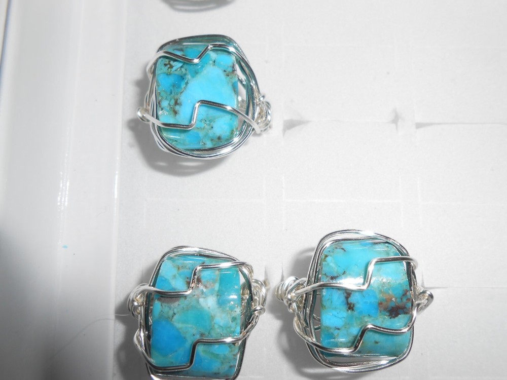 Kingman Turquoise Southwestern Ring