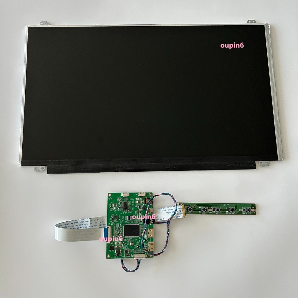 IPS 15.6" Screen 1920X1080 FHD EDP panel LED + Controller board KIT 2 MINI HDMI