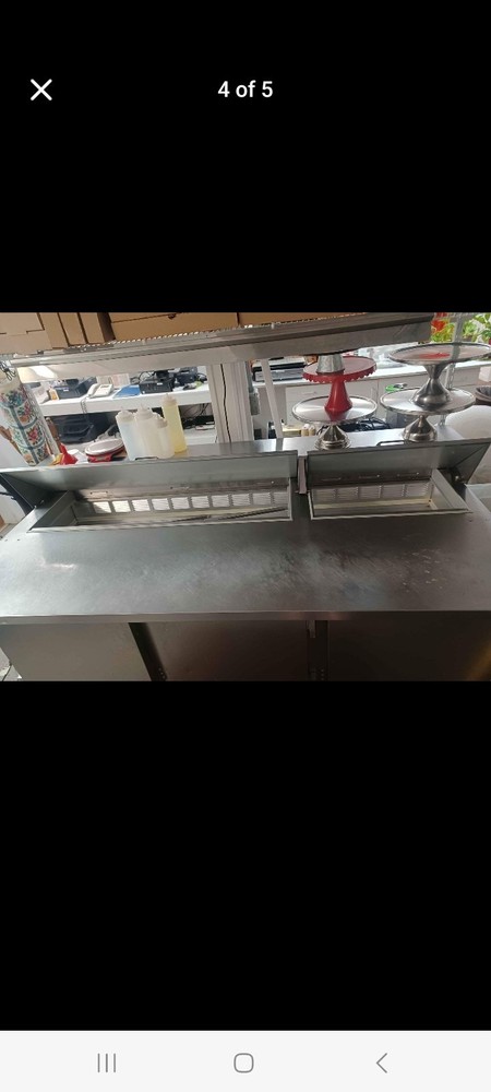 commercial refrigerated prep table