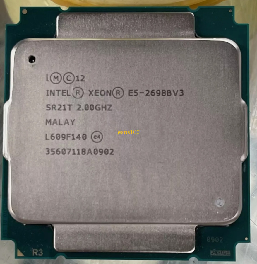 Intel Xeon E5-2698B V3 135W 2.0 GHz 40MB SR21T 16C 32T LGA2011-3 CPU Processor