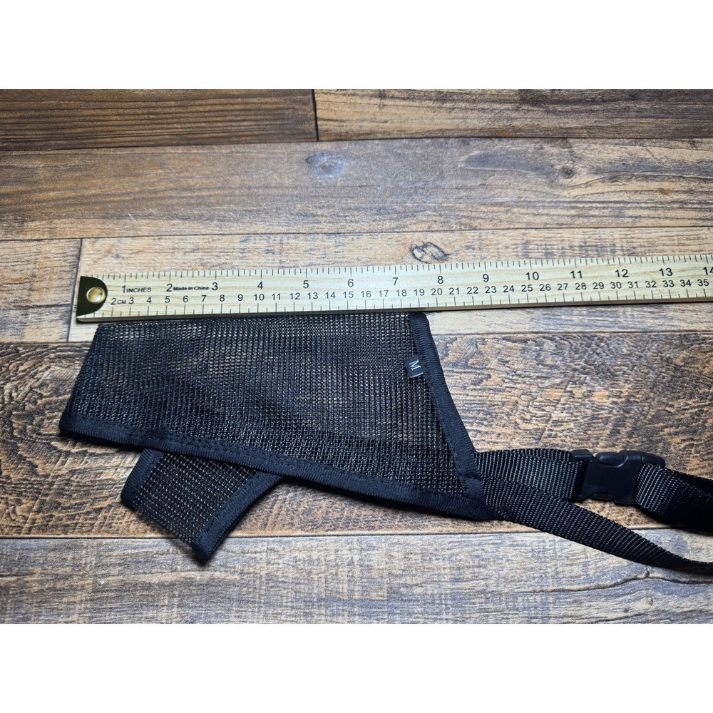 Crazy Felix Mesh Dog Muzzle – Breathable & Adjustable Black