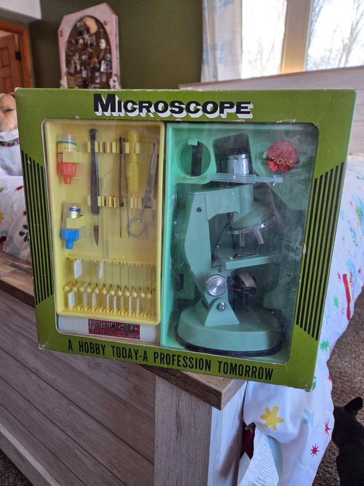 Vintage Elite Microscope Learning Set Zoom With Light Unbranded A Hobby Today