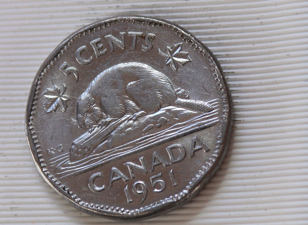 1951 Canada 5 Cents