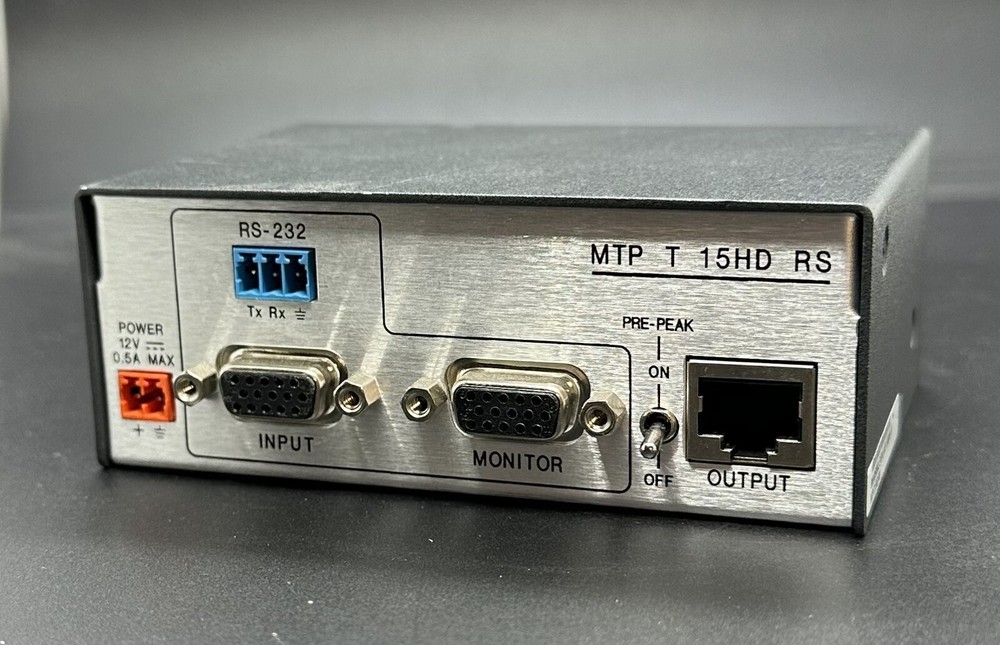 Extron MTP Series MTP T 15HD RS Transmitter Versa Tools