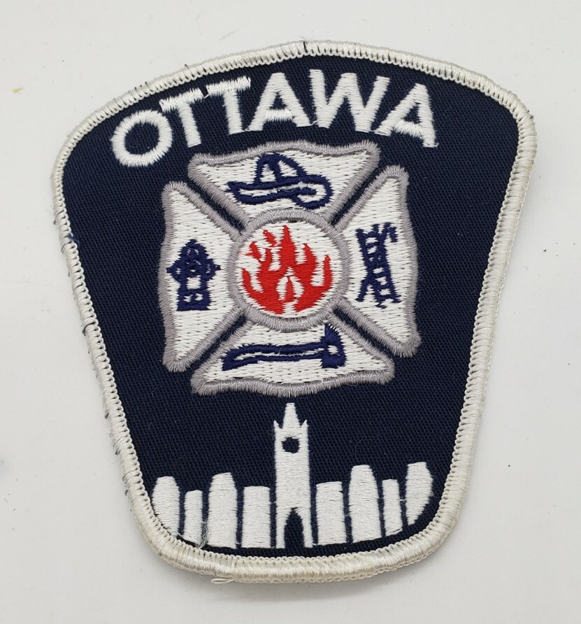 Ottawa Canada Fire department patch firefighter insignia
