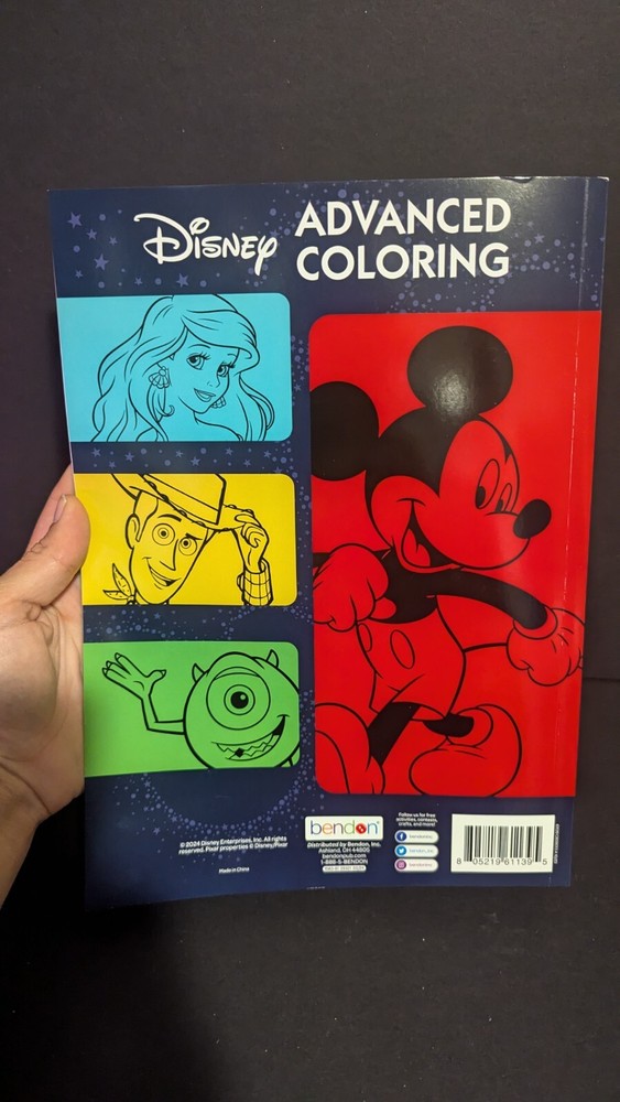 Disney Advanced Coloring Book