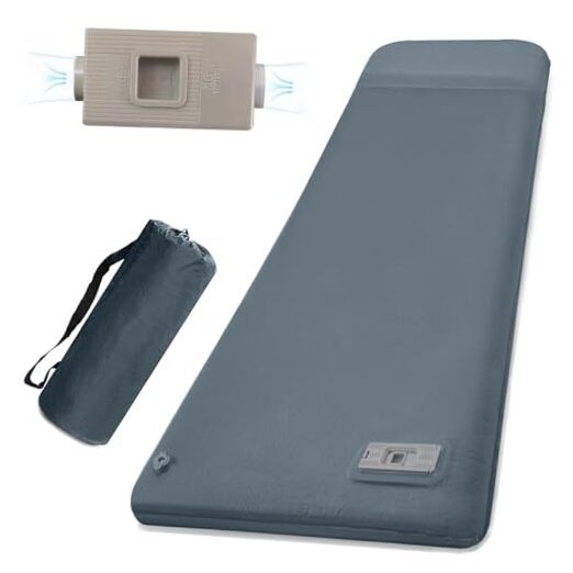 Sleeping Pad With Electric Pump: Self Inflating Sleeping Pad with 3.14" Ultra