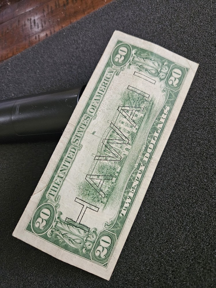 1934 Hawaii $20 Overprint WWII Emergency Banknote
