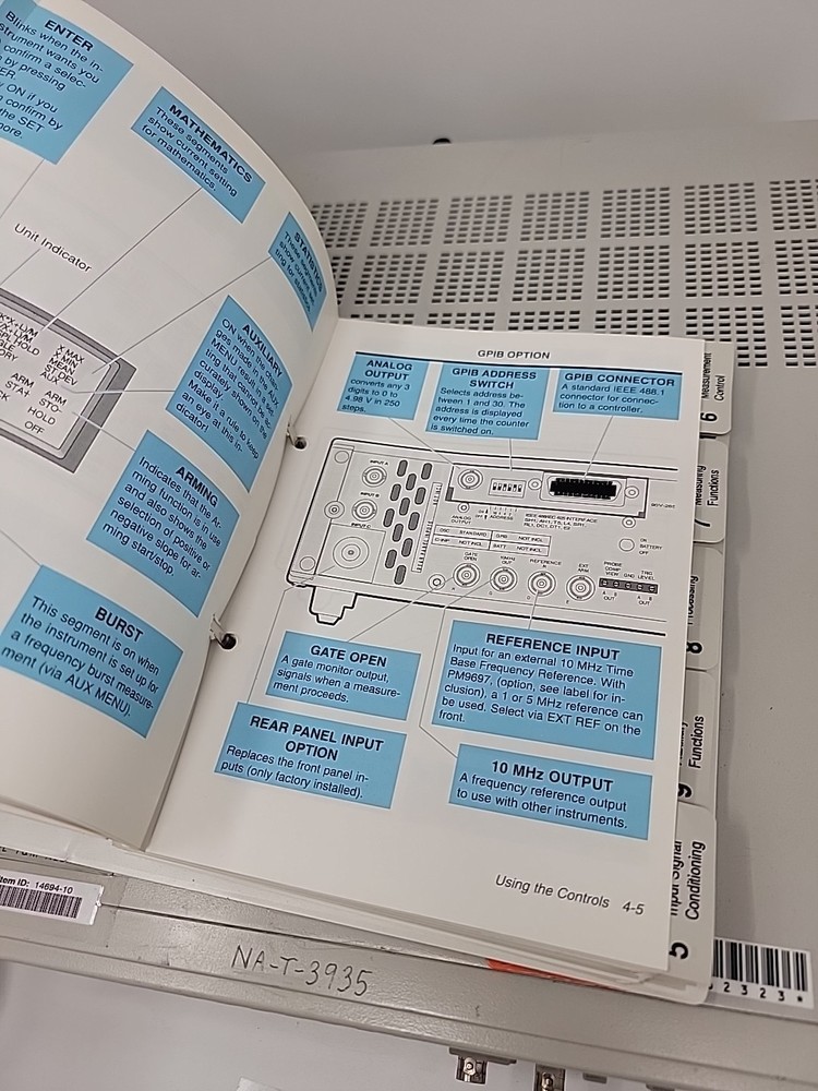 USED - Philips PM6680 High Resolution Programmable Timer/Counter / W Manual