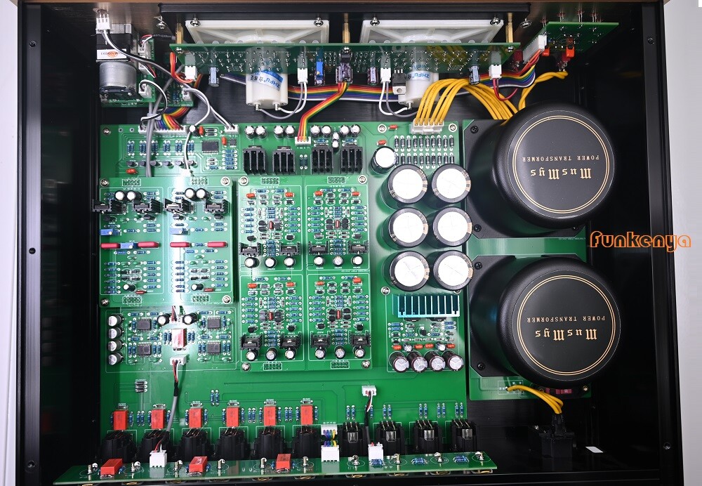 Reference C2860 Plus Hi-End HiFi VU Meter Preamplifier Home Audio