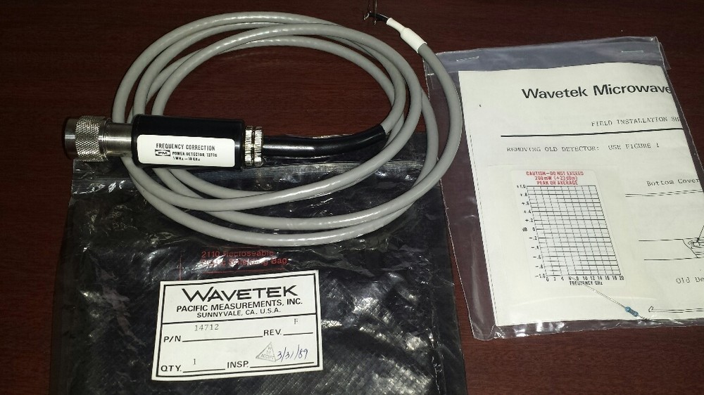 Wavetek 13776 Power Sensor Kit 14712 New