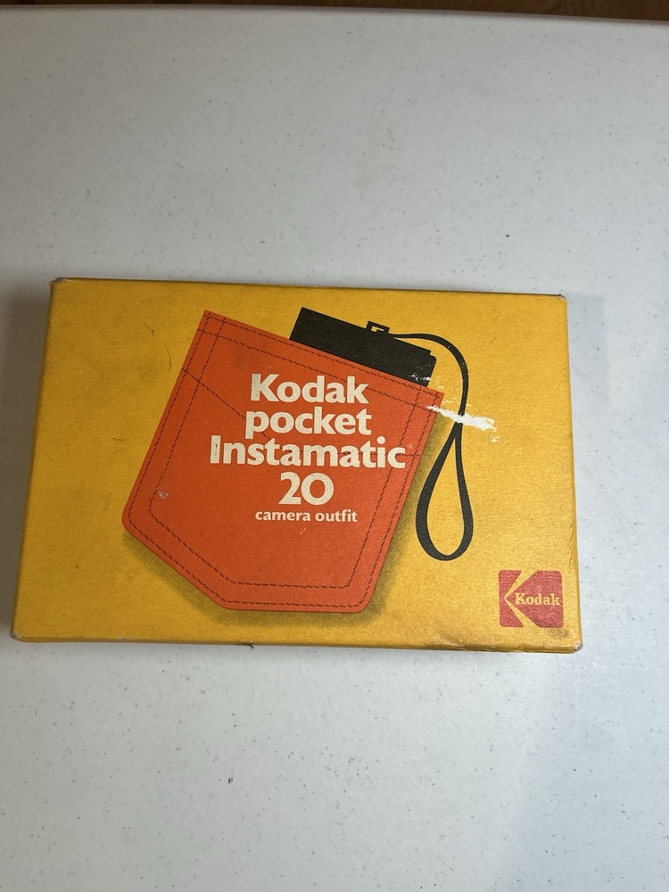 Kodak Pocket Instamatic 20 In Original Box Untested