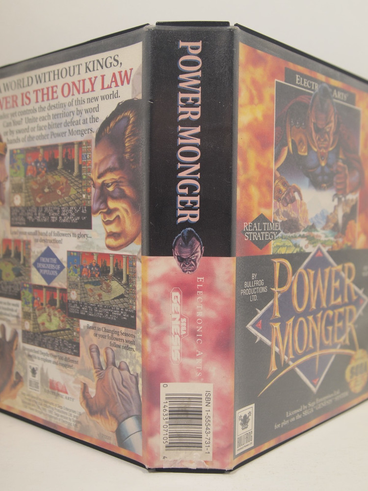 Power Monger Case (SEGA Genesis) Authentic BOX ONLY