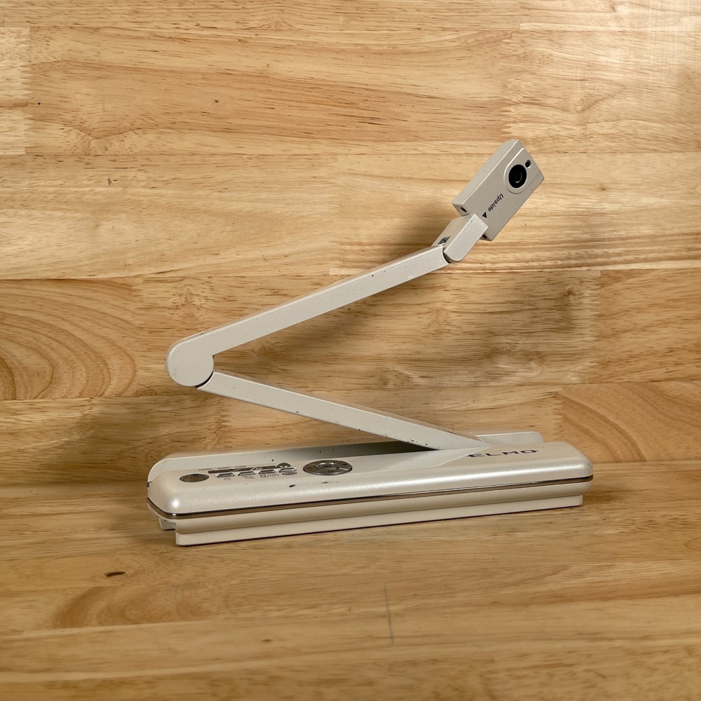 Elmo MO-1 White Portable 5MP Overhead Visual Presenter 5-Volt DC Document Camera