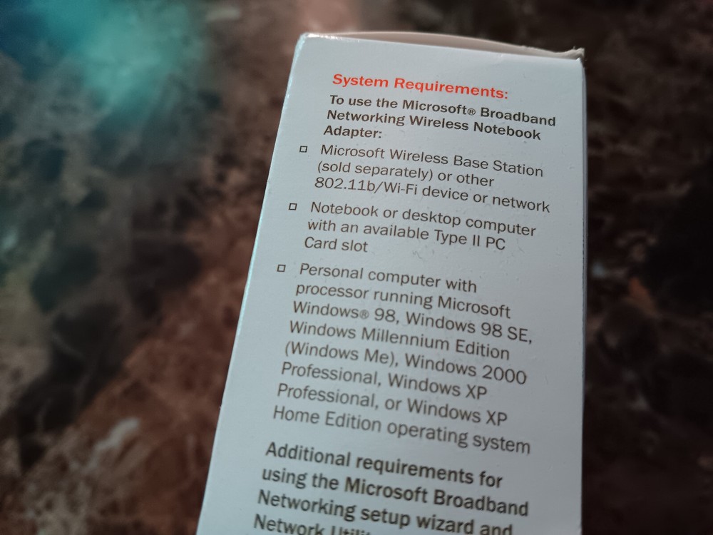 microsoft Wireless - Notebook Adapter MN-520 NEW