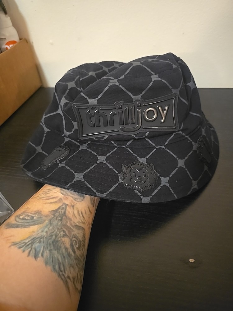 New ThrillJoy Hat Black Limited Edition Size L/XL