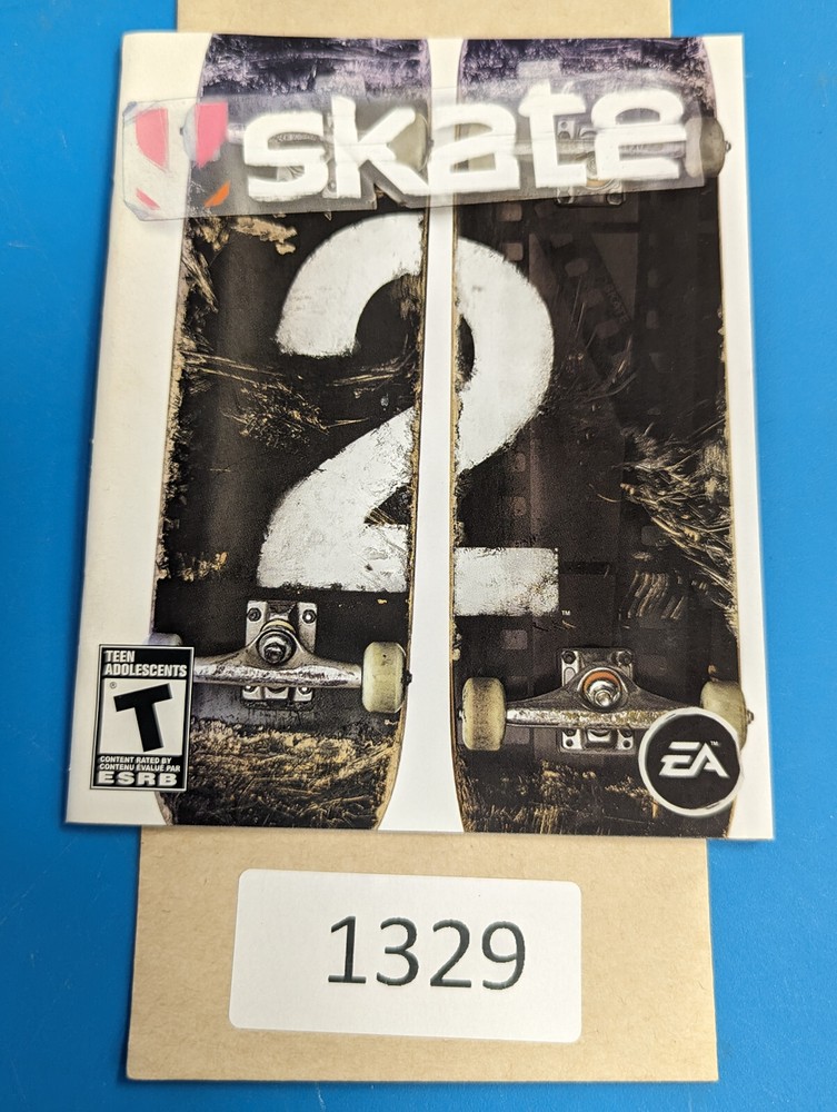 Skate 2 - PS3 - Manual Only **NO GAME!