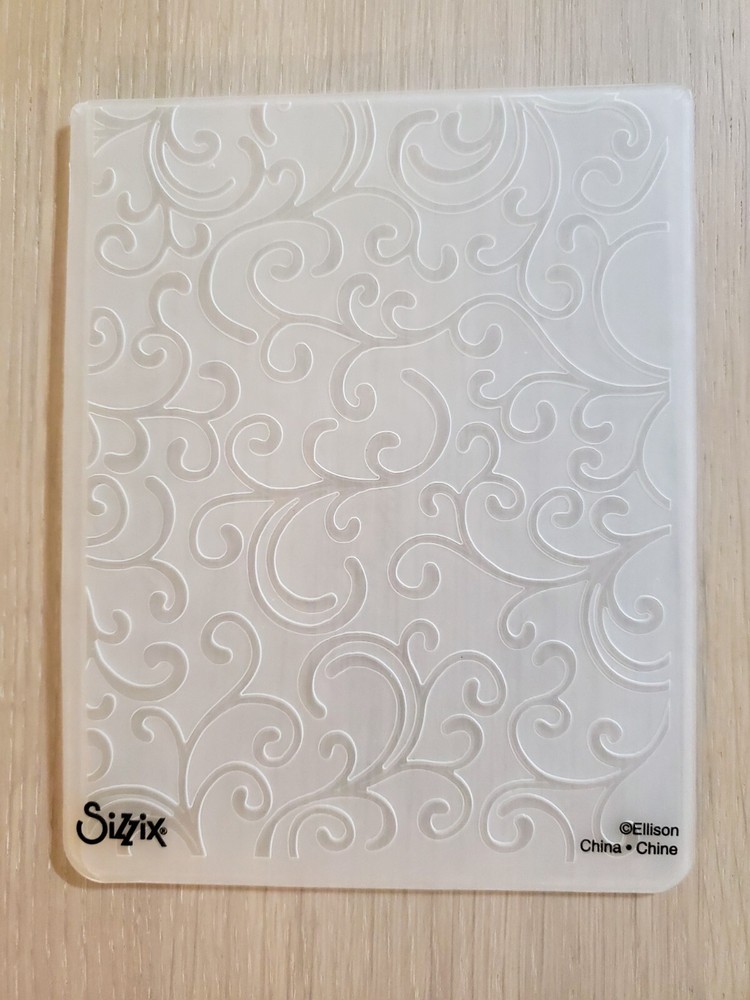 Sizzix 4.5" x 5.5" embossing folders, Pre-Owned