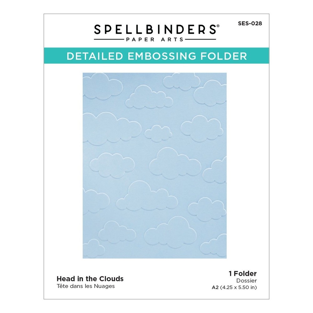 Spellbinders Embossing Folder-Open Road Head In The Clouds