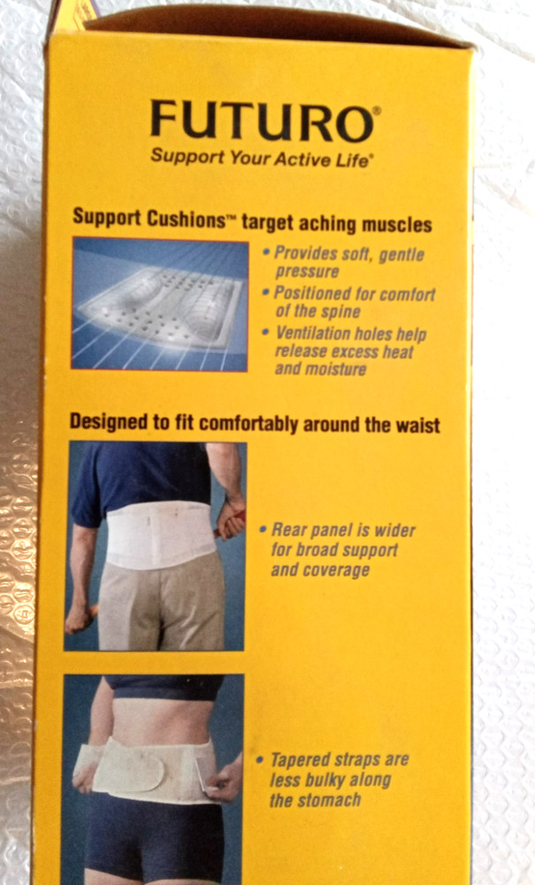 FUTURO Comfort Stabilizing Back Support – Adjustable, Size L/XL