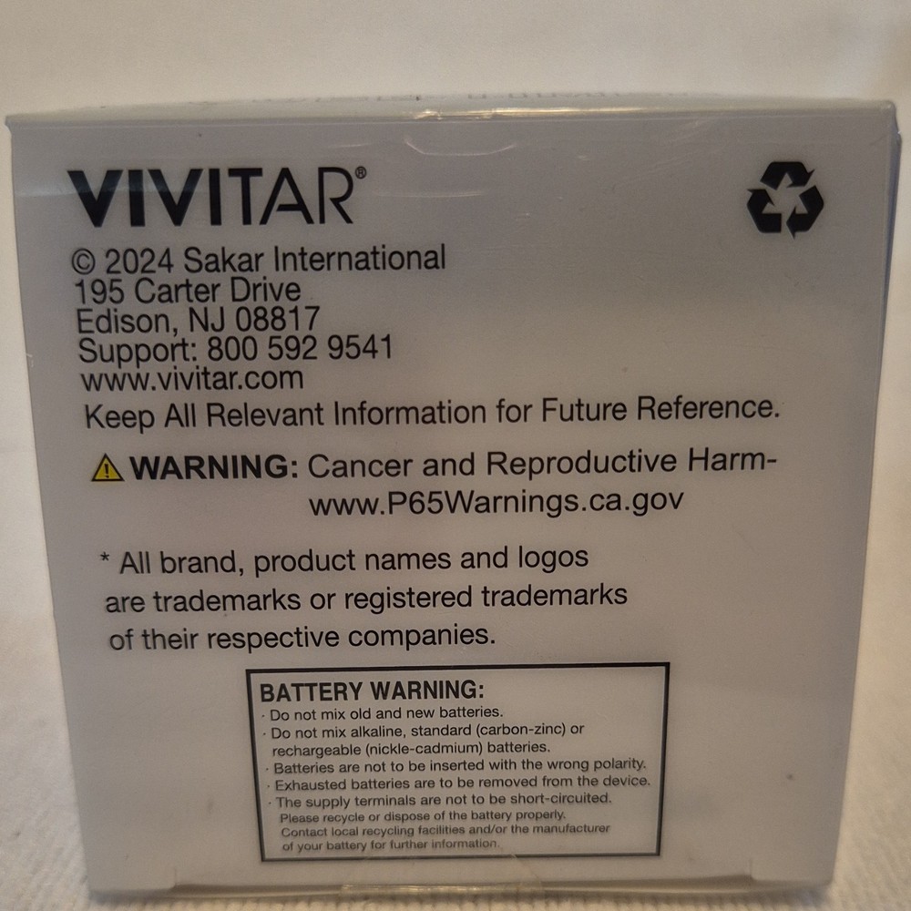 Vivitar Productivity Cube Timer Digital 4 Time Settings Blue Battery Powered