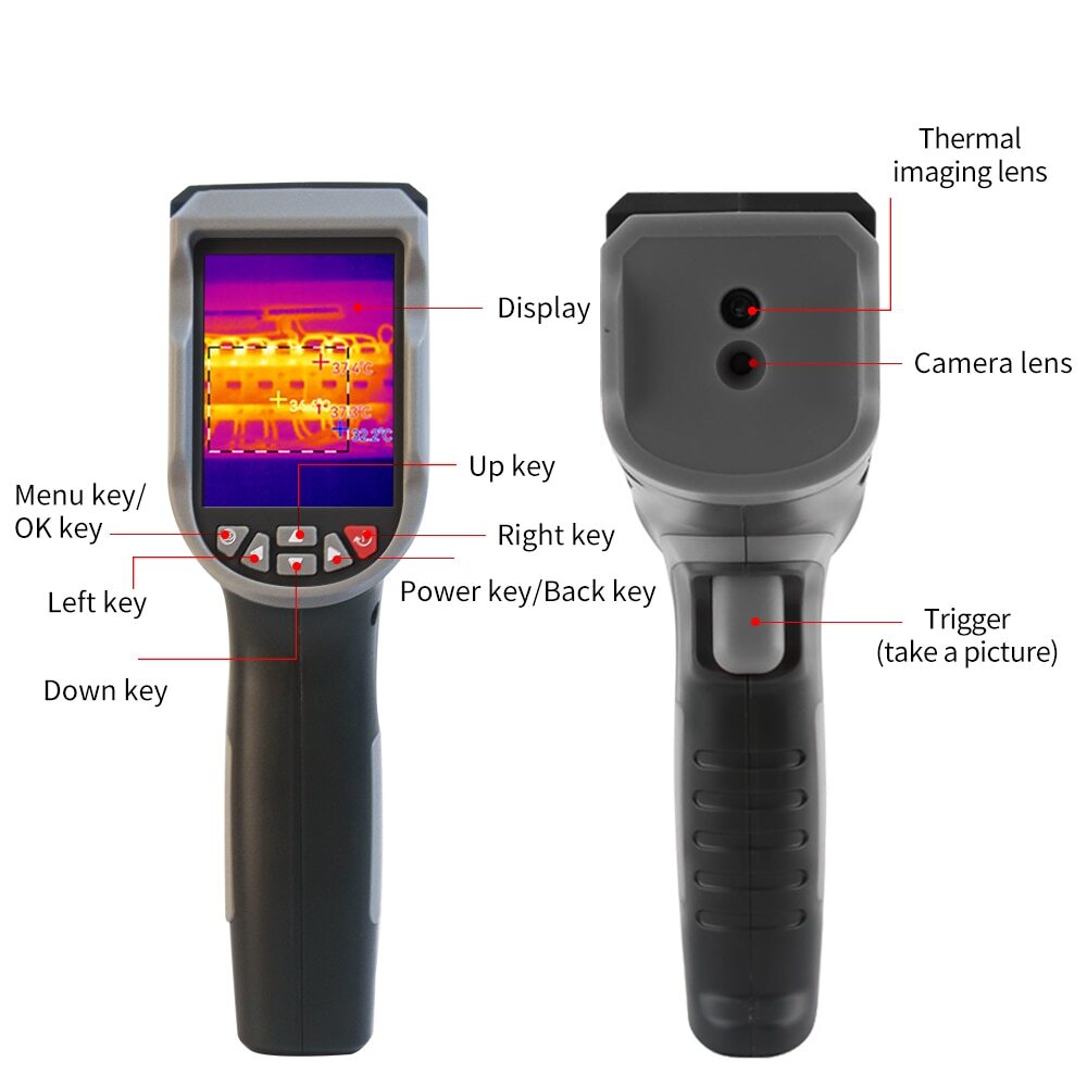 NF-521S Handheld IR Thermal Imaging Camera Digital Display Infrared Image