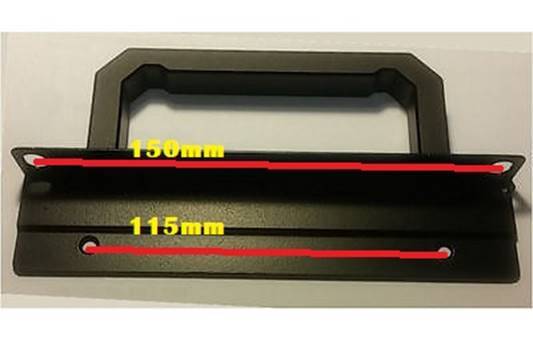 Silverstone RA02B Rackmount Case Ear Kit Steel Handle Grip (Pair)