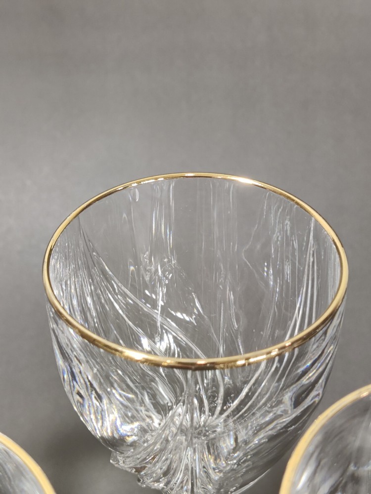 Lenox Gold Debut Wine Glasses. Four Pcs.