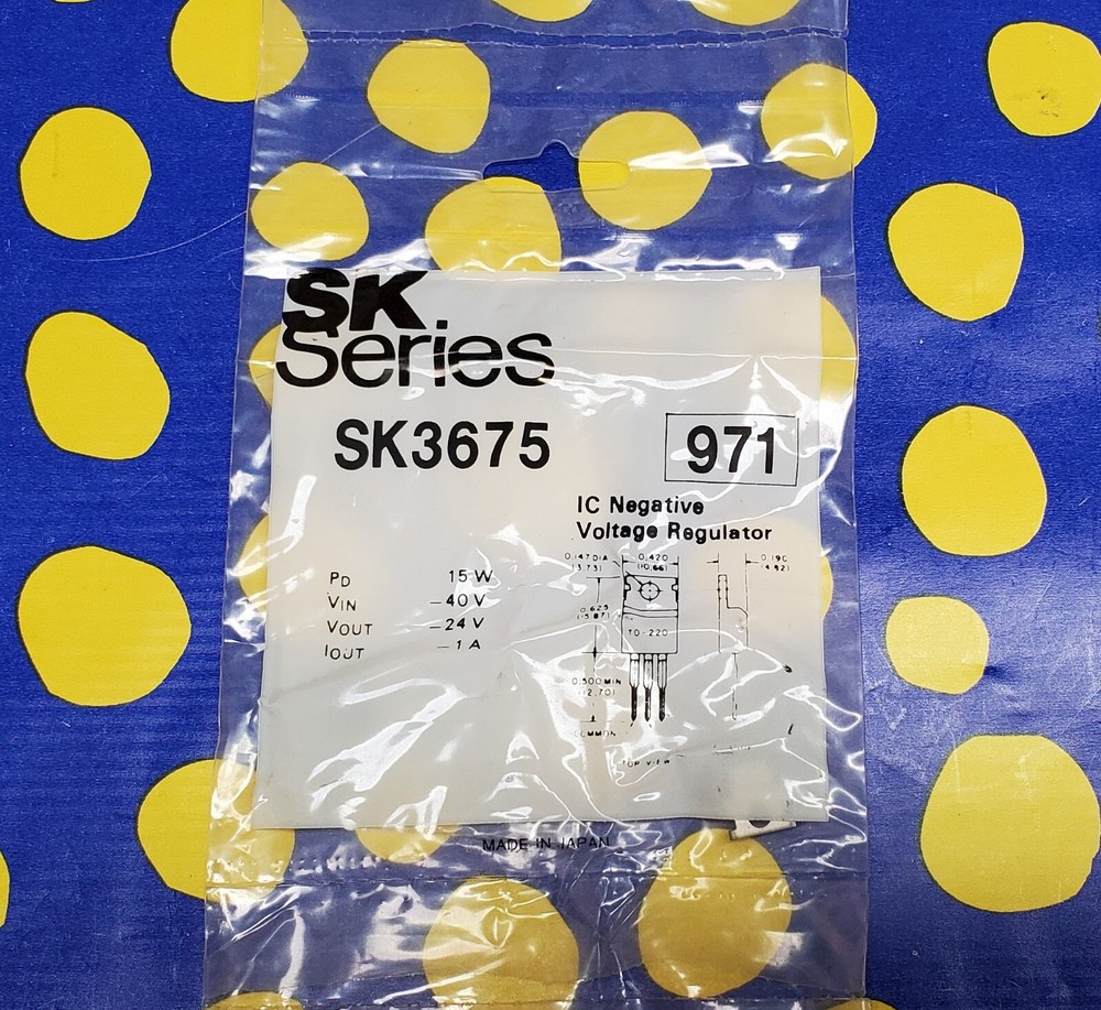 SK3675 ECG971 IC Negative Voltage Regulator