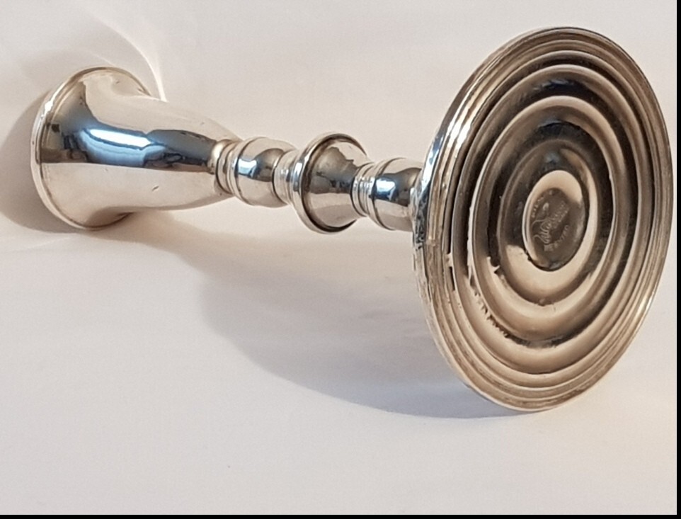 silver candlesticks