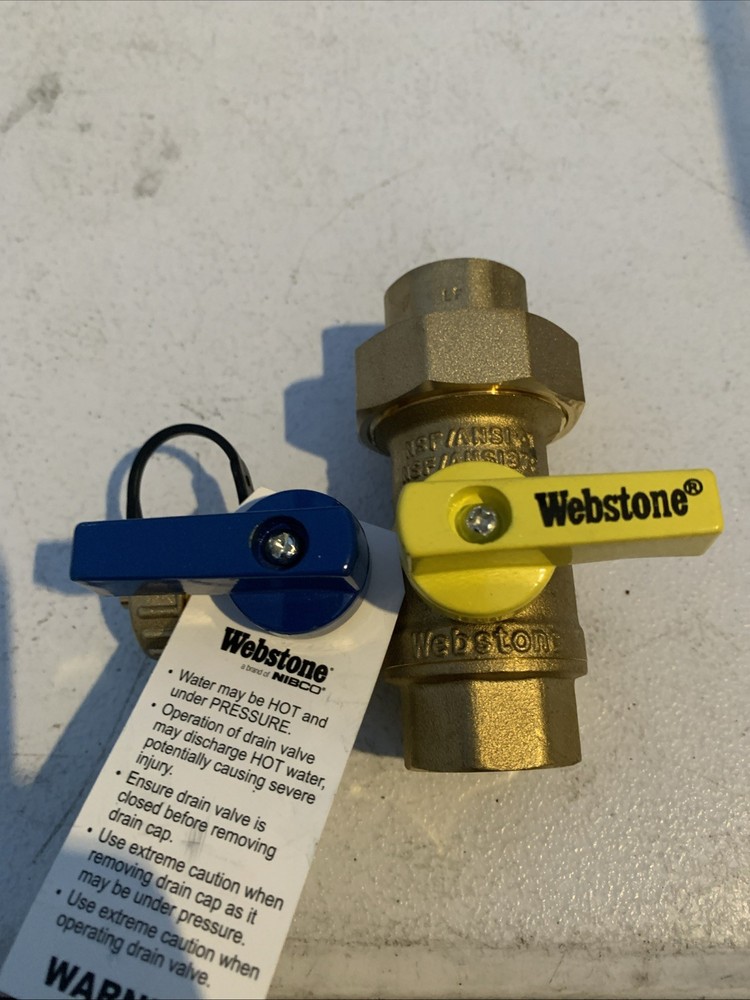 Webstone Nibco Tankless Heater Valve NSF ANSI 61 | 372 | 3/4 LF | 250CWP |