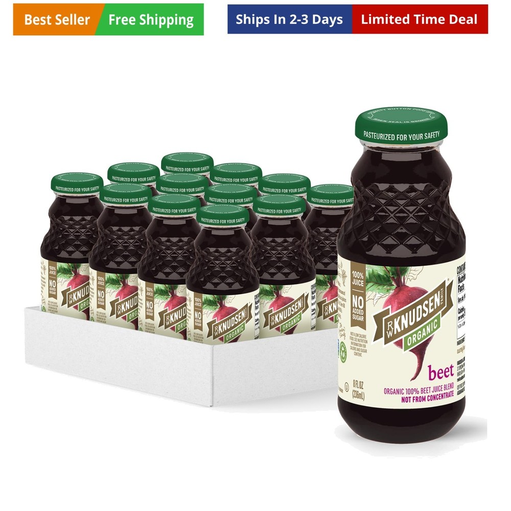 Organic Beet Juice, 8 fl oz 12 Pack