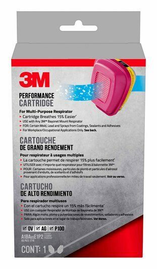 3M REPLACEMENT FILTER A1BAUSE1P2 60923H1 FOR MULTI-PURPOSE RESPIRATOR