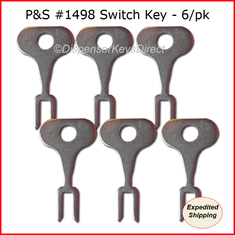 Pass & Seymour #1498 Tamper Proof Electrical Switch Key - (6/pack)
