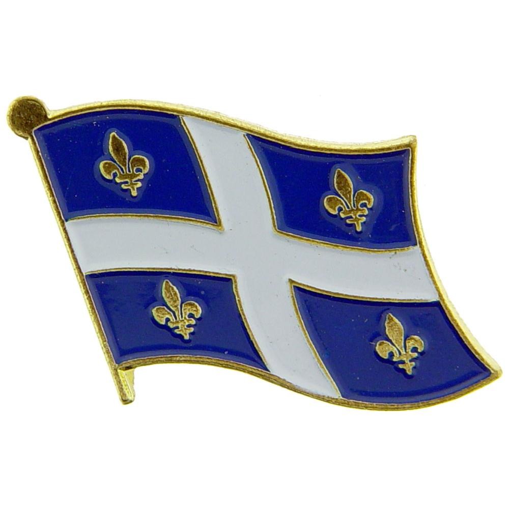 Quebec Flag Pin 1"