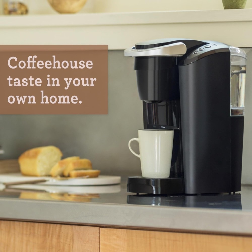K-Compact Single-Serve K-Cup Pod Coffee Maker, with 3 Brew Sizes, Smart Start...