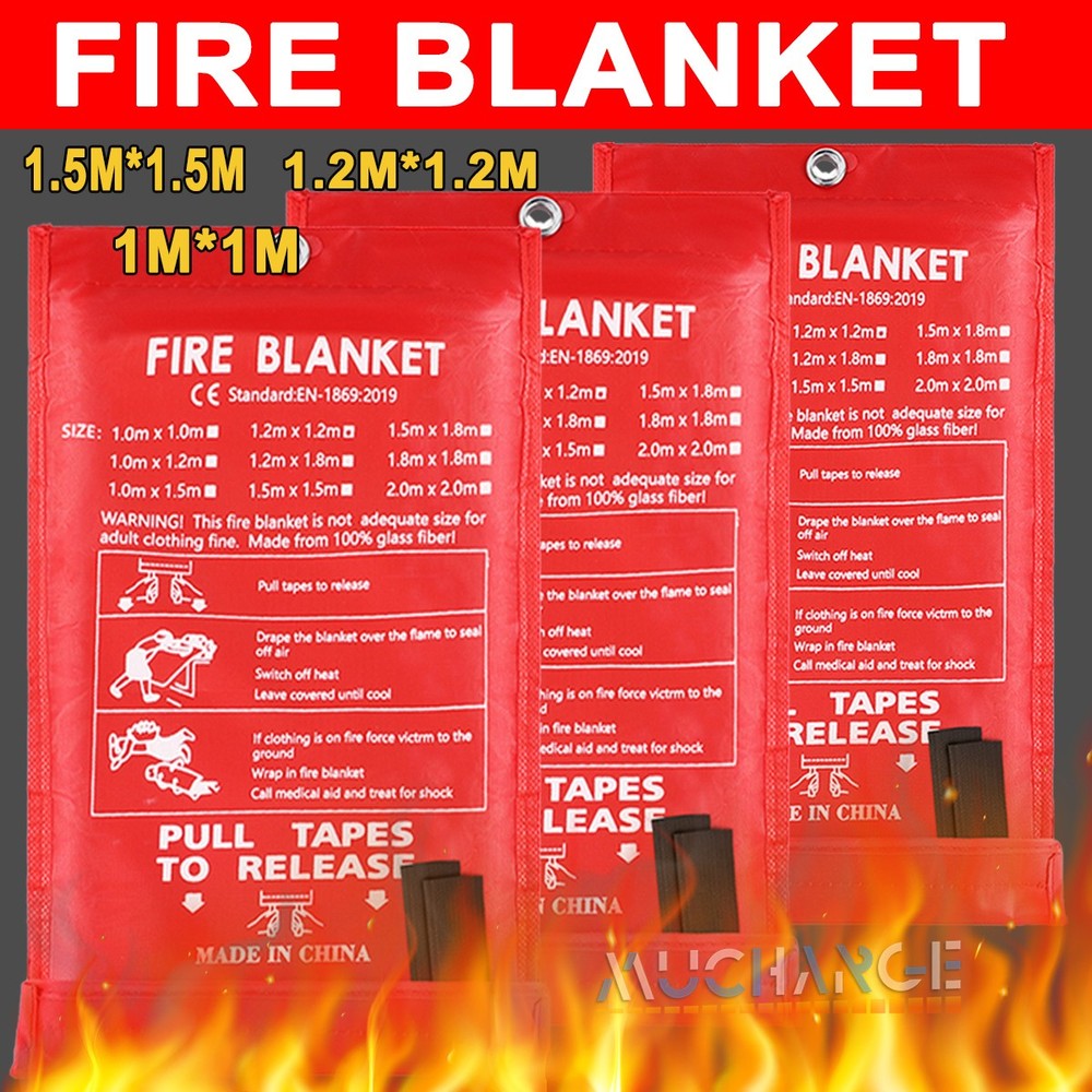 Fire Blanket Home Office Fireproof Quick Release Home Office Kitchen Prepare