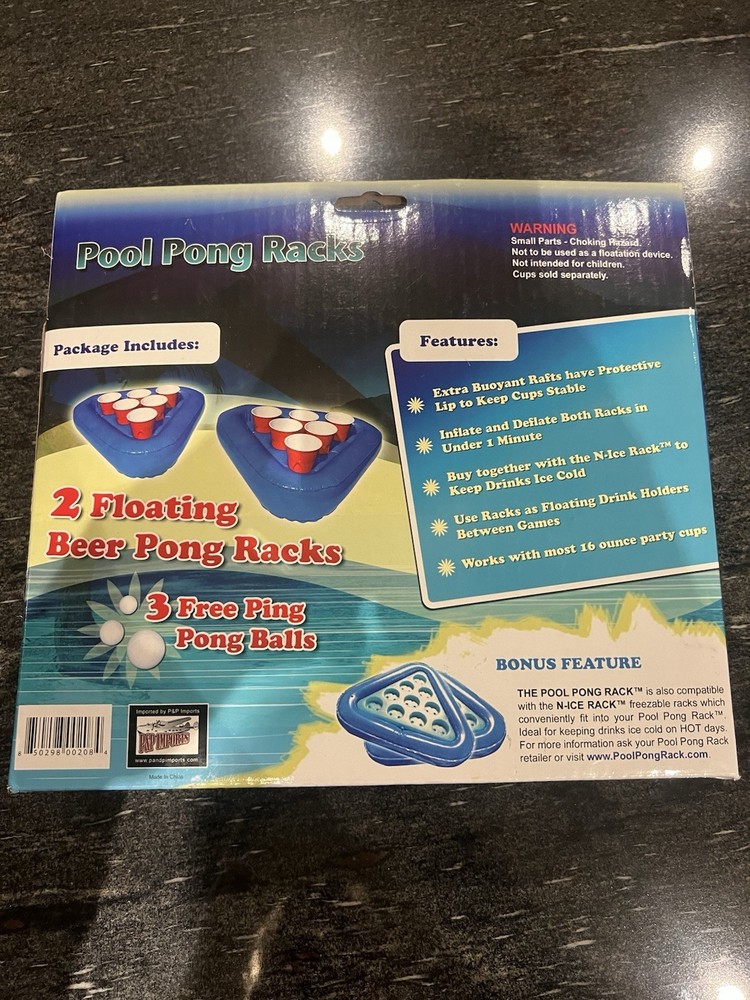 Pool Pong Racks and Balls Set
