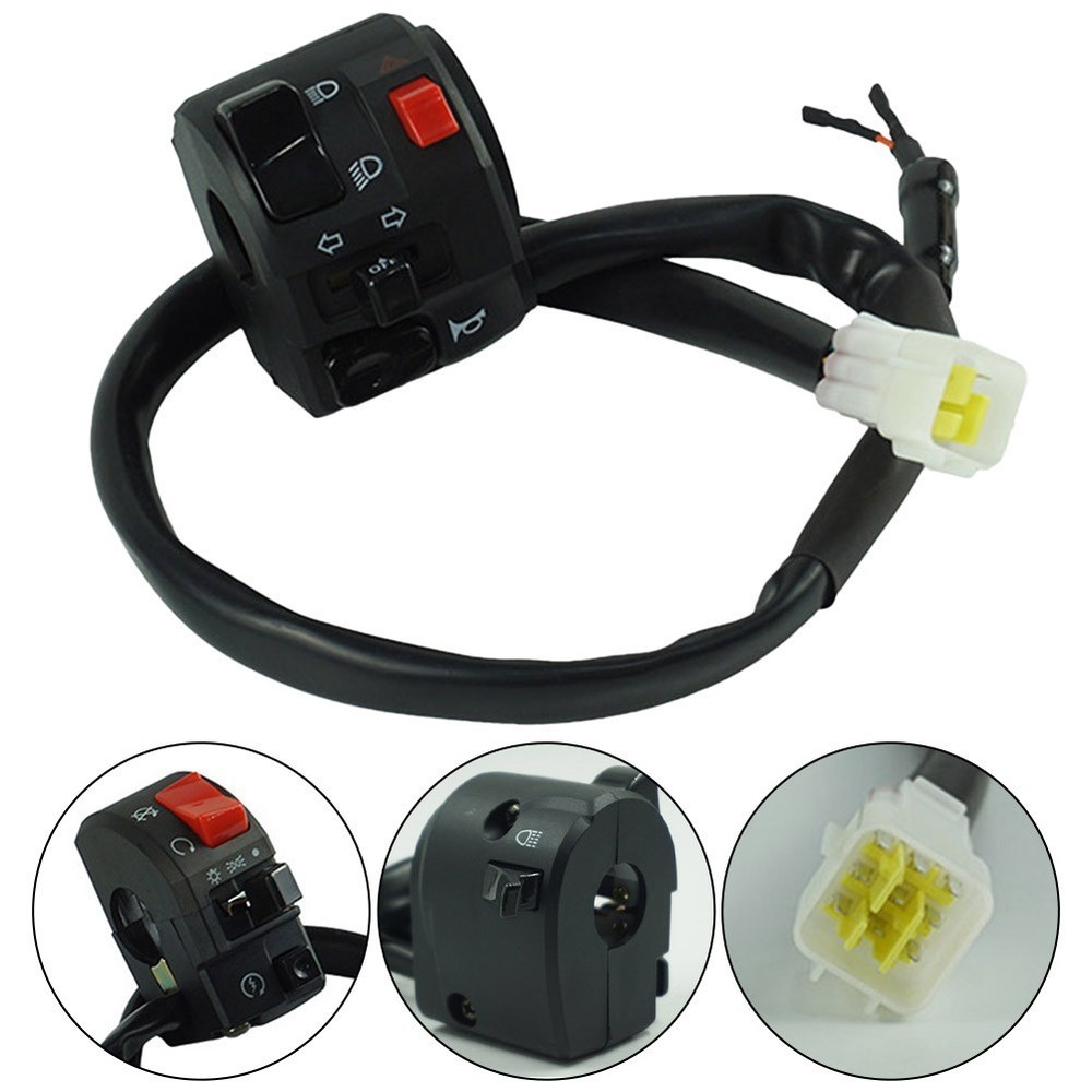 Control Switches for ATV Motorcycles Fog Lamp Light Start and Kill Functions