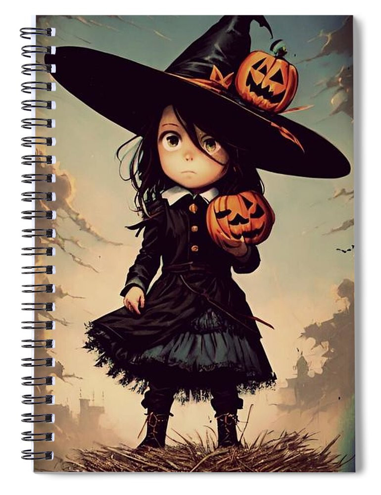 Young Halloween Spiral Notebook Blank Notebook Lined Journal 8 X 6 Notebook