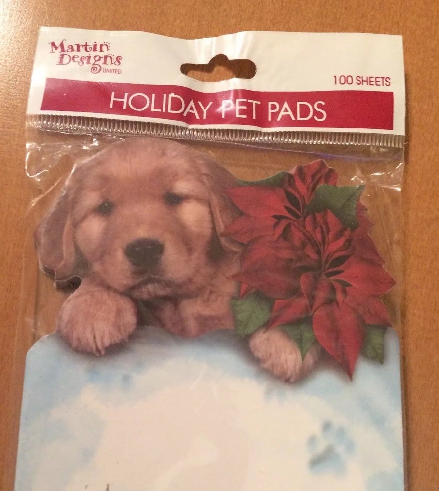 Martin Designs Holiday Pet Pad 100 Sheets