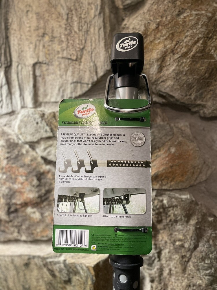 Turtle Wax Expandable Clothes Bar