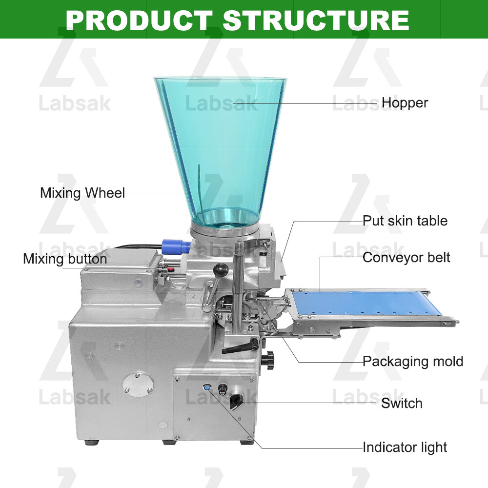 Fried Dumplings Maker Semi-Automatic Samosa Gyoza Dumpling Making 1500PC