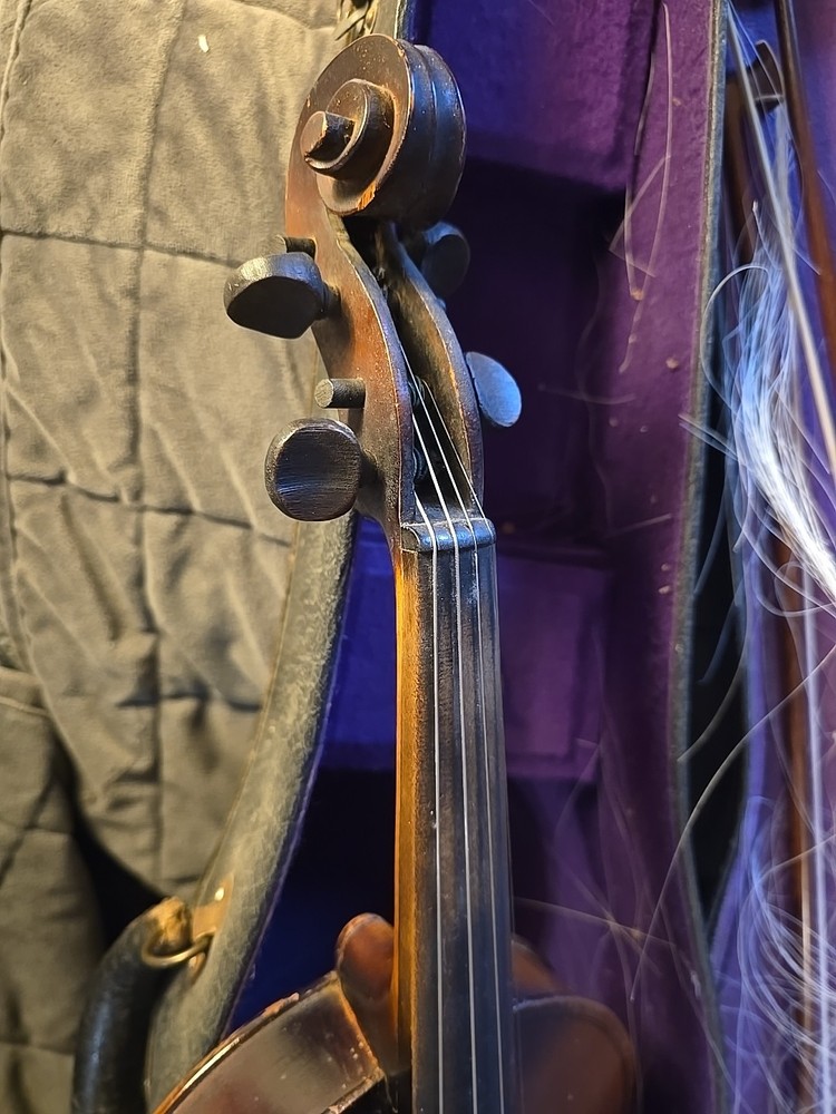 Vintage Violin In Case Full Size