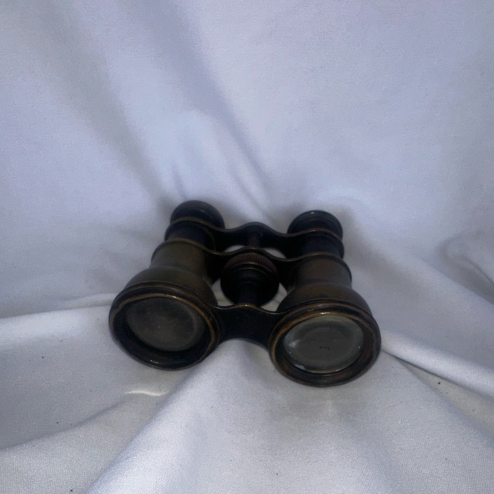 Antique Brass Opera Glasses Binoculars Pre-1930 Vintage Optical Device