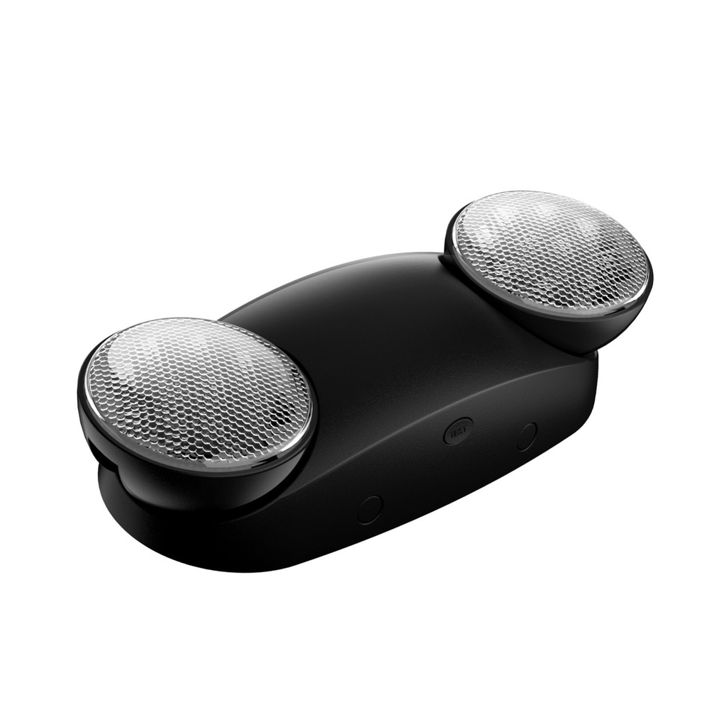 UL Listed 1 Packs Black Emergency Exit Light with Battery Backup For Business.