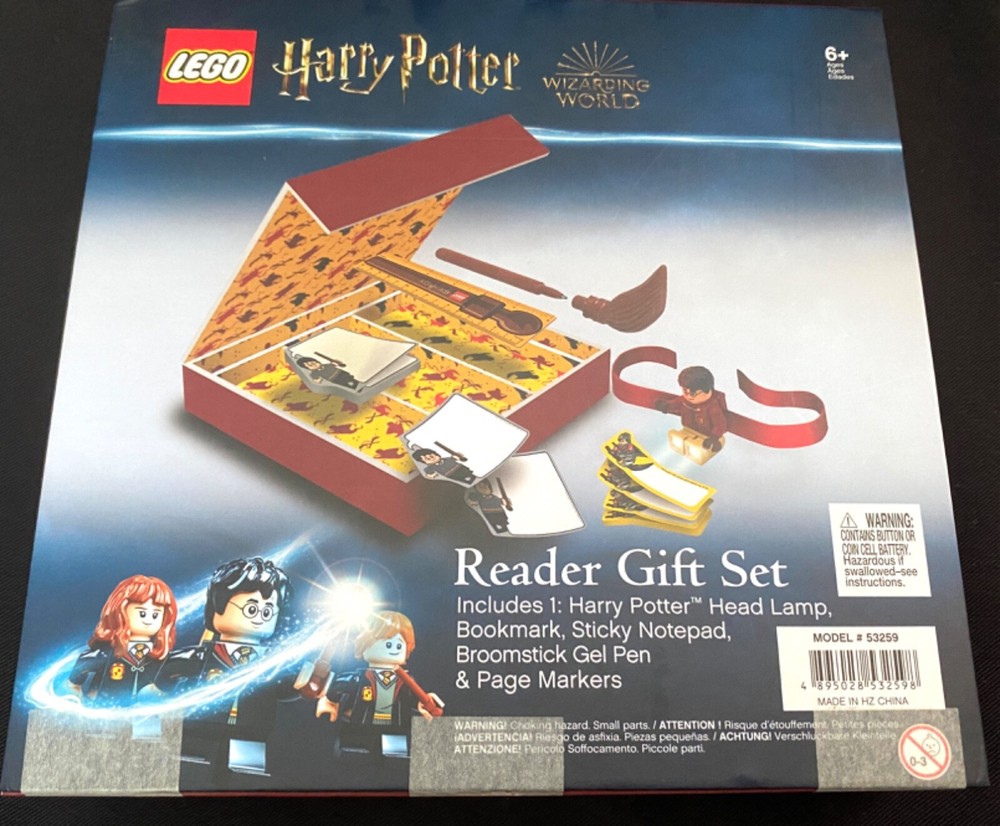 LEGO HARRY POTTER READER Gift Set FIREBOLT with HEADLAMP 53259