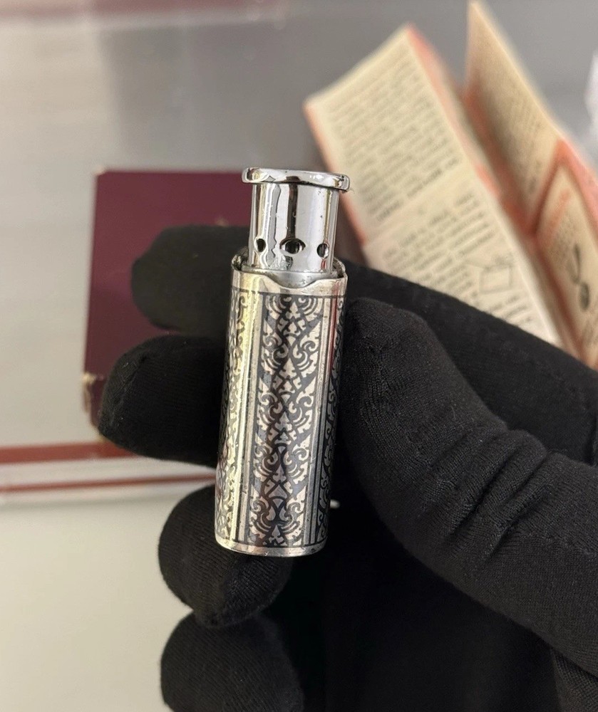 Vintage Ronson Whirlwind Sterling Silver Lighter – Siam Dancing Figures